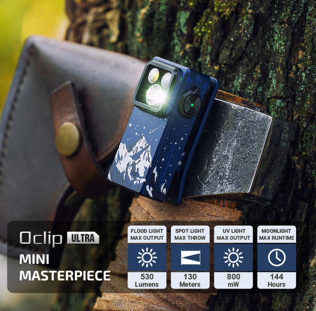 Oclip Ultra clip- on EDC light